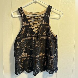 Black and tan Express tank top Size medium